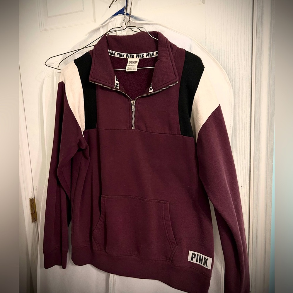 Pink Quarter Zip